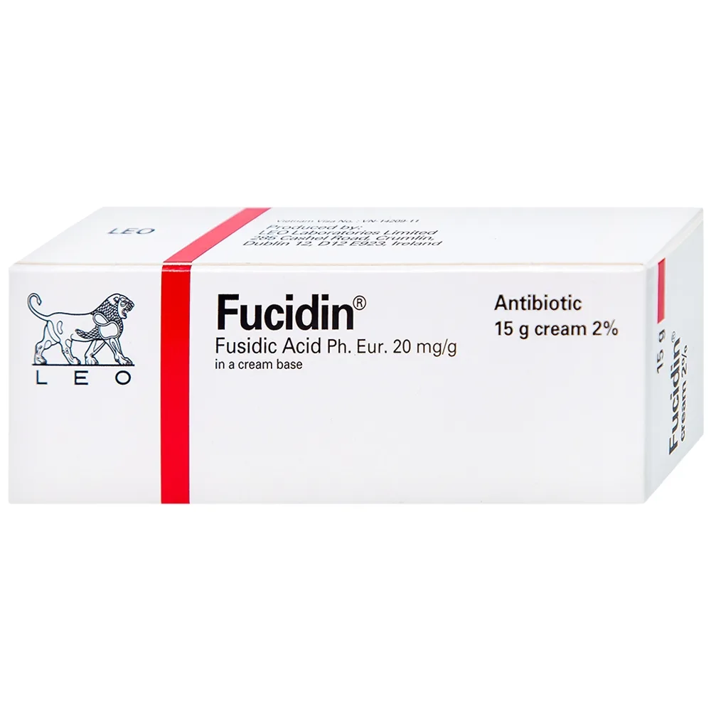 Hình ảnh Kem Fucidin LEO điều trị nhiễm khuẩn (15g)