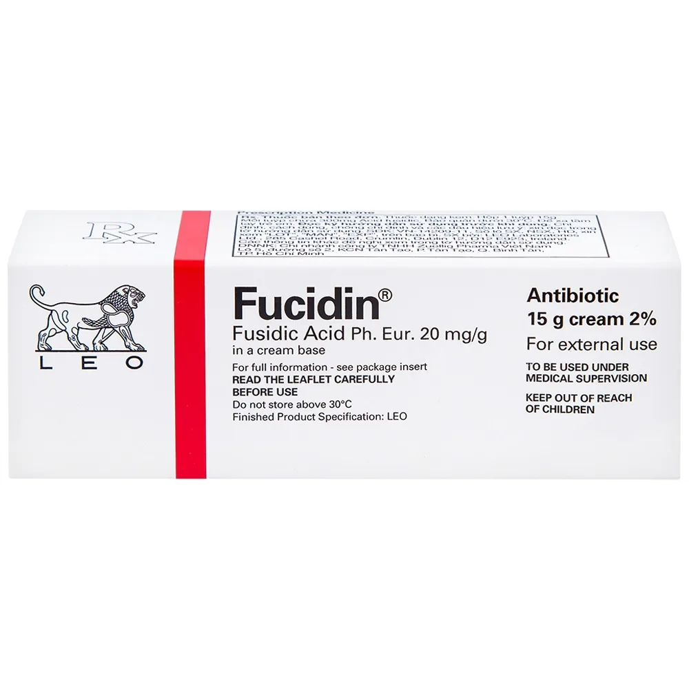 Hình ảnh Kem Fucidin LEO điều trị nhiễm khuẩn (15g)