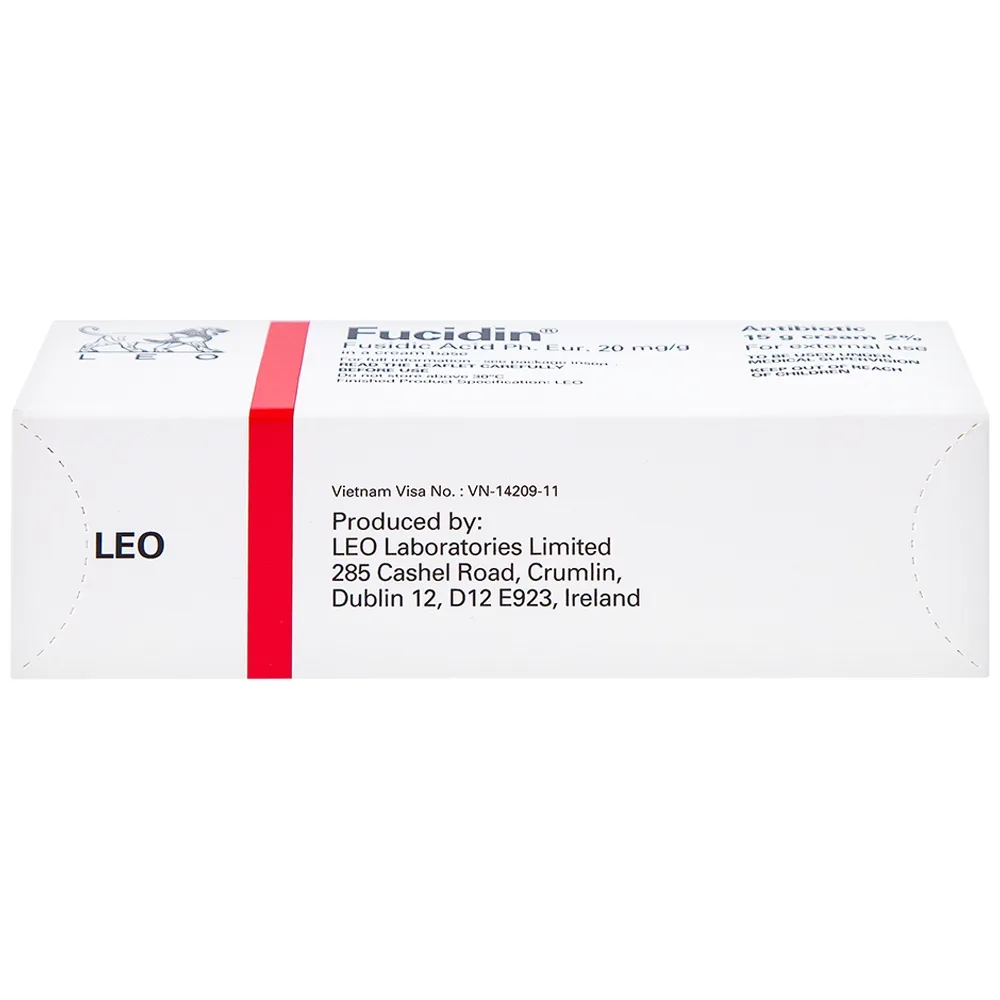 Hình ảnh Kem Fucidin LEO điều trị nhiễm khuẩn (15g)