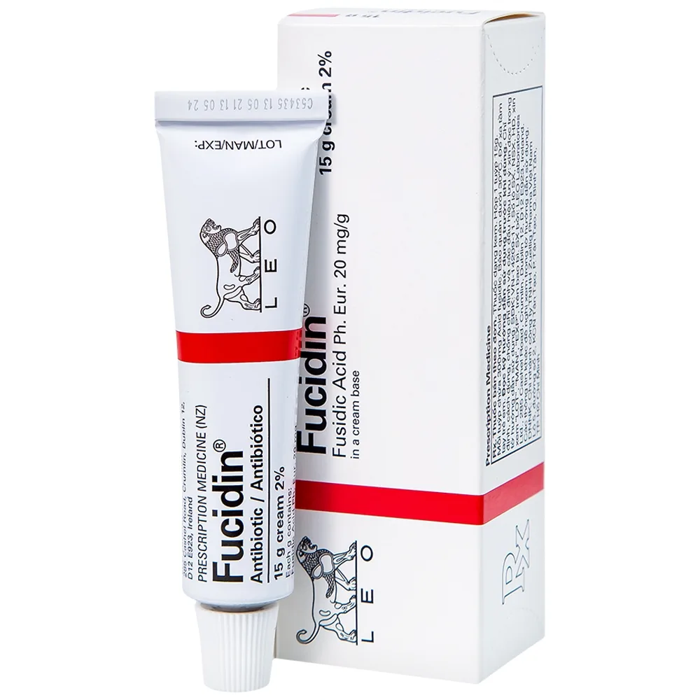 Hình ảnh Kem Fucidin LEO điều trị nhiễm khuẩn (15g)