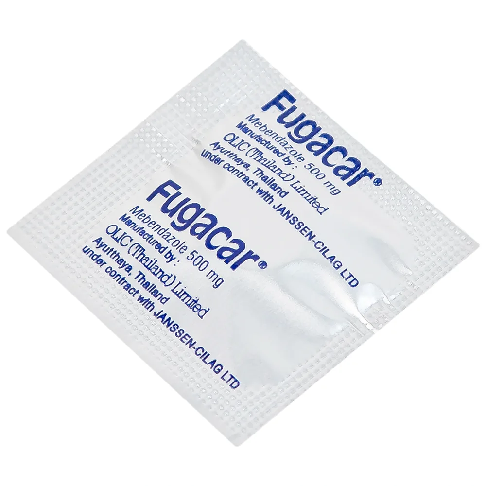 Hình ảnh Thuốc Fugacar Janssen không vị điều trị nhiễm một hoặc nhiều loại giun đường ruột (1 viên)