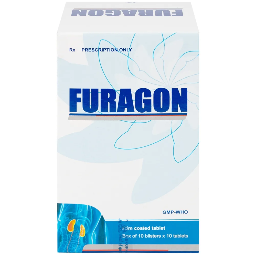 Hình ảnh Thuốc Furagon Mekophar phòng và điều trị suy thận mạn (10 vỉ x 10 viên)