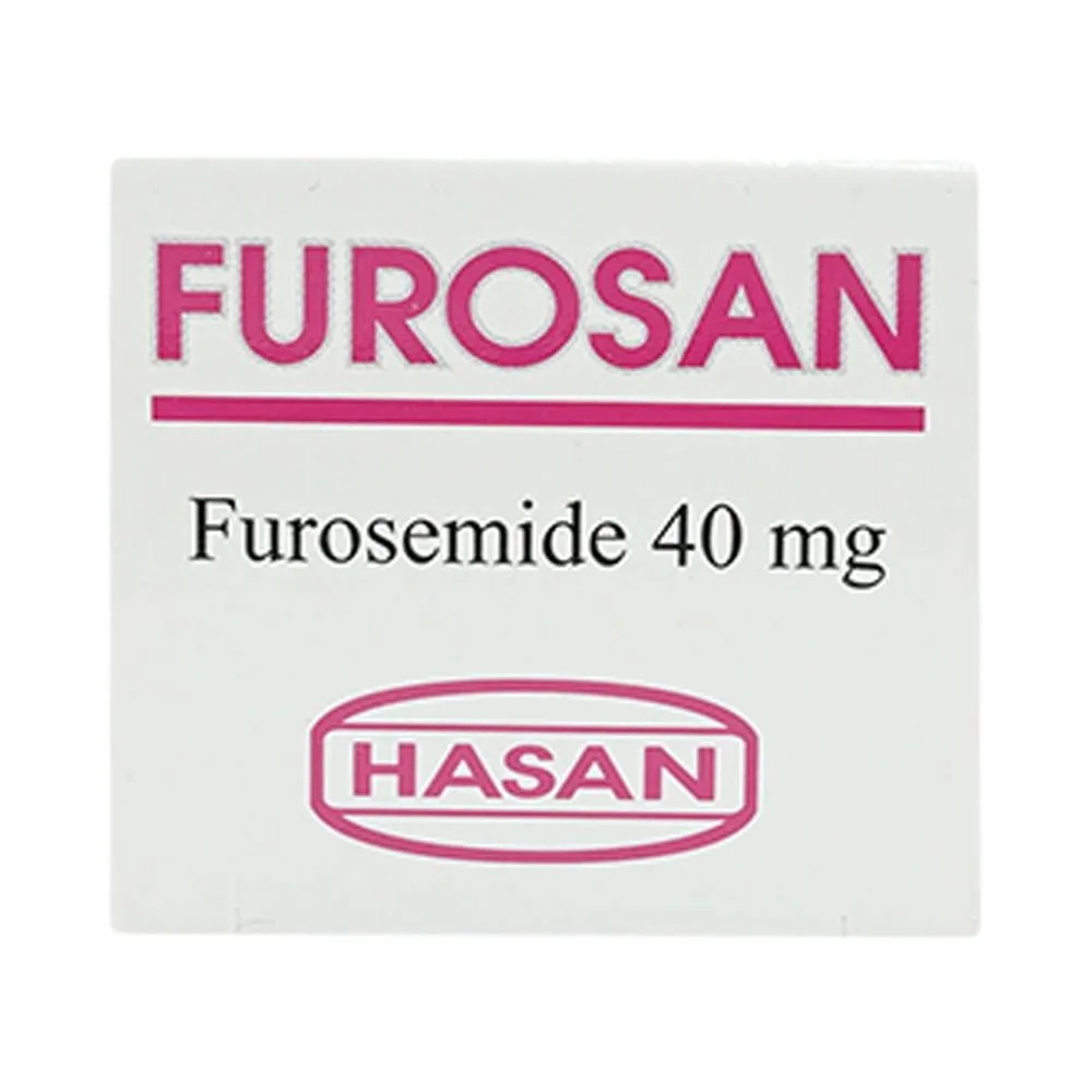Hình ảnh Thuốc Furosan 40mg Hasan điều trị phù, tăng huyết áp nhẹ hay trung bình (10 vỉ x 10 viên)