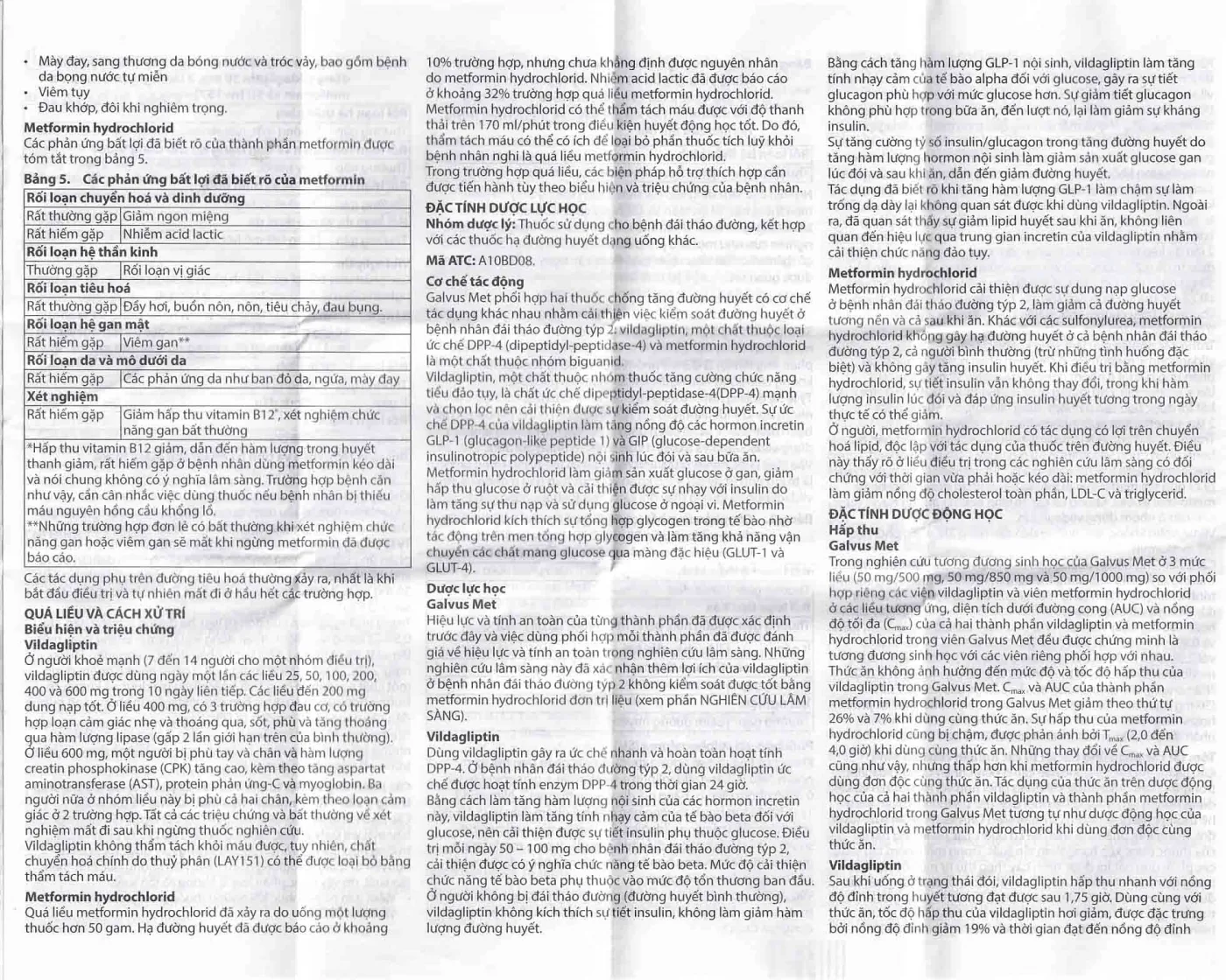 Hình ảnh Thuốc Galvus Met 50mg/500mg Novartis điều trị đái tháo đường típ 2 (6 vỉ x 10 viên)