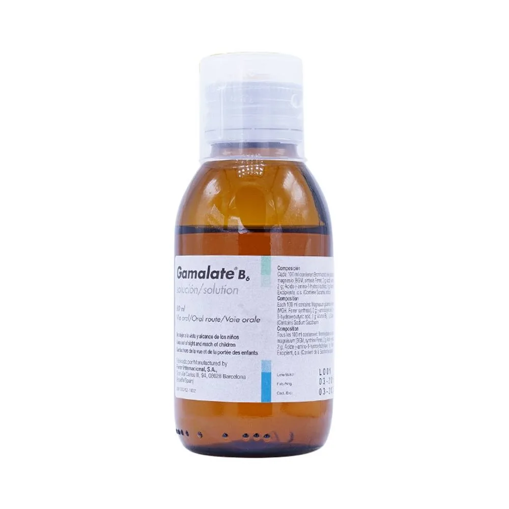 Hình ảnh Dung dịch Gamalate B6 điều trị suy nhược thần kinh (80ml)