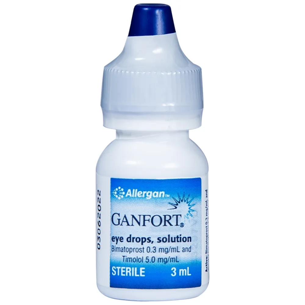 Hình ảnh Thuốc nhỏ mắt Ganfort Allergan điều trị Glaucoma góc mở, tăng nhãn áp (3ml)