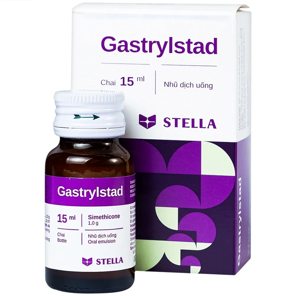 Hình ảnh Hỗn dịch Gastrylstad Stella điều trị khó tiêu, trào ngược dạ dày, thực quản (15ml)