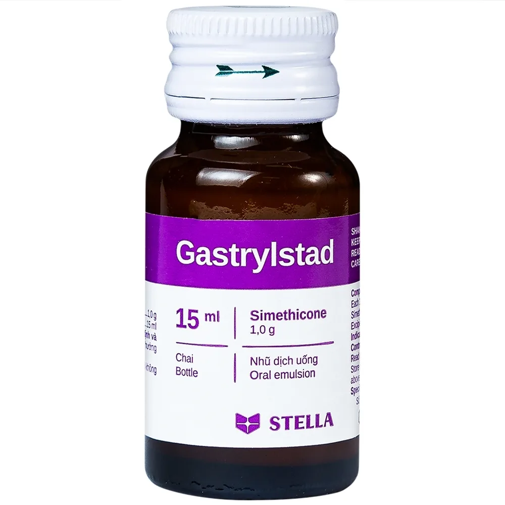 Hình ảnh Hỗn dịch Gastrylstad Stella điều trị khó tiêu, trào ngược dạ dày, thực quản (15ml)