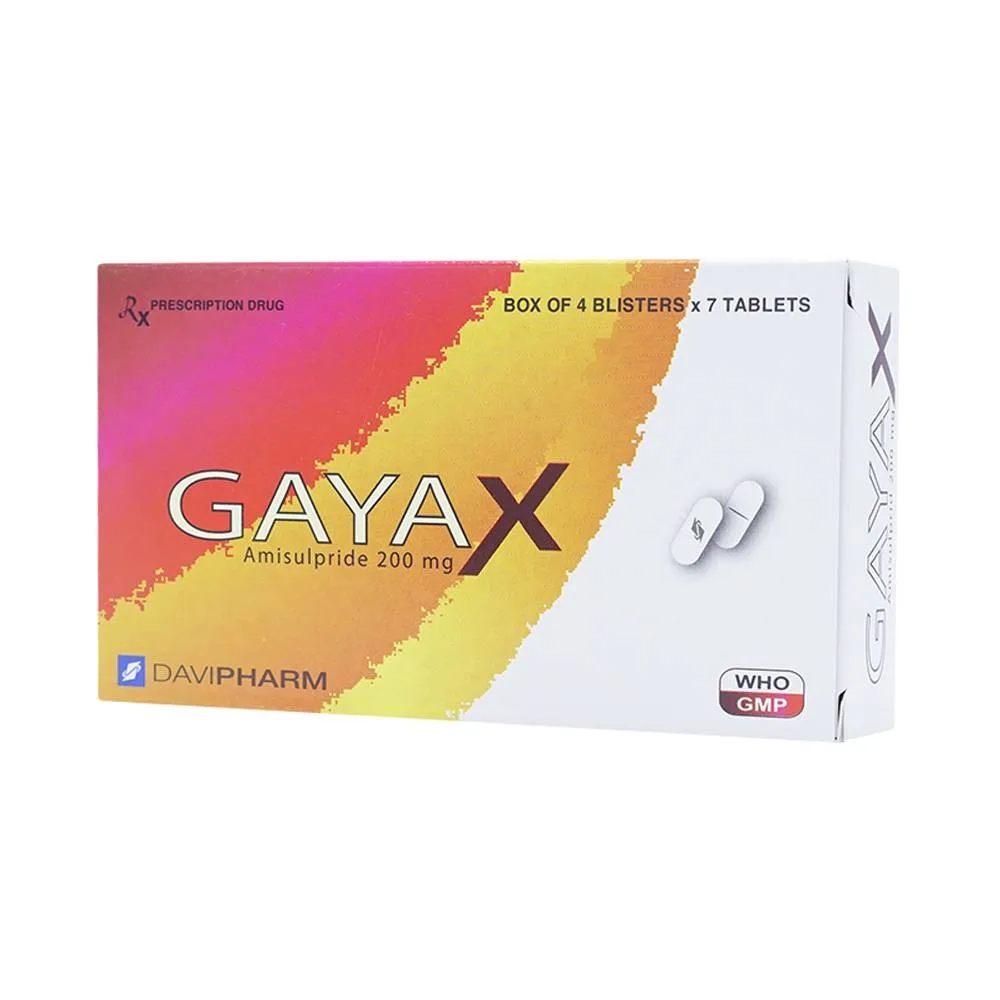 Hình ảnh Thuốc GayaX Davipharm điều trị tâm thần phân liệt (4 vỉ x 7 viên)