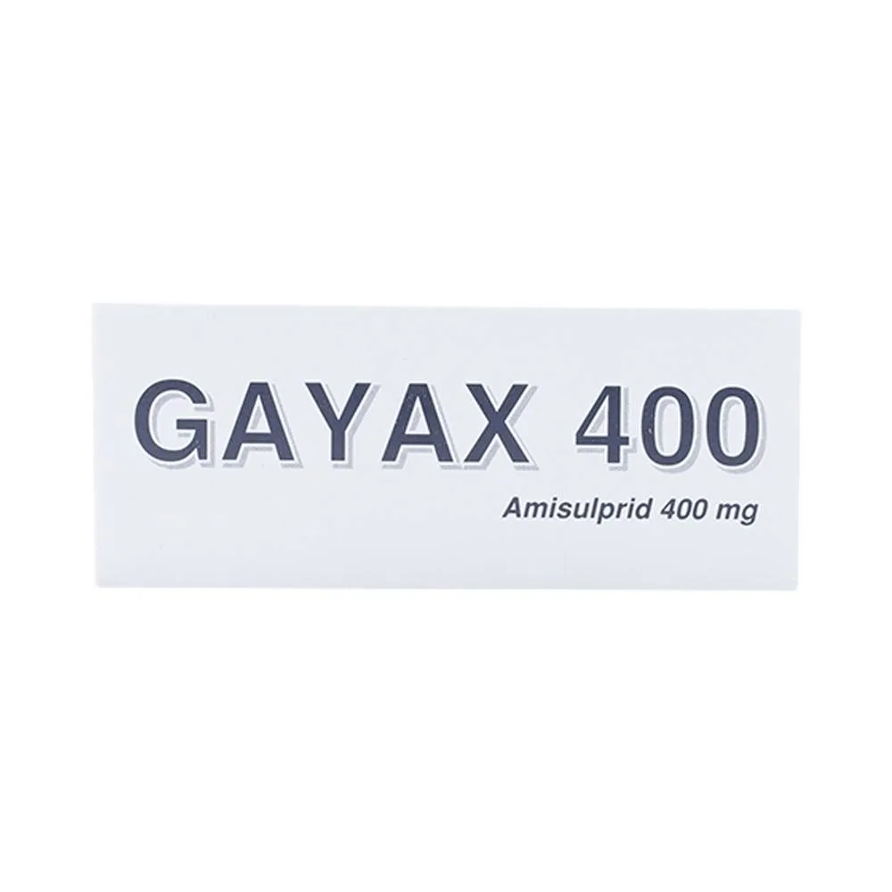 Hình ảnh Thuốc Gayax 400 Davipharm điều trị tâm thần phân liệt (4 vỉ x 7 viên)