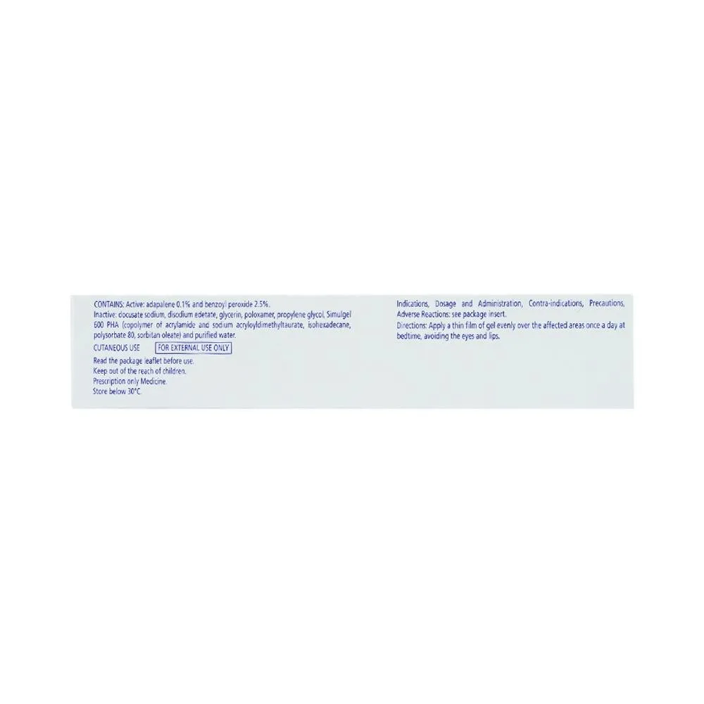 Hình ảnh Gel bôi ngoài da Epiduo 0.1%/2.5% Galderma điều trị mụn trứng cá (15g)