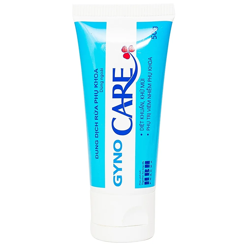 Hình ảnh Dung dịch rửa phụ khoa Gyno Care HBN Pharma diệt khuẩn, khử mùi, phụ trị viêm nhiễm phụ khoa (50g)