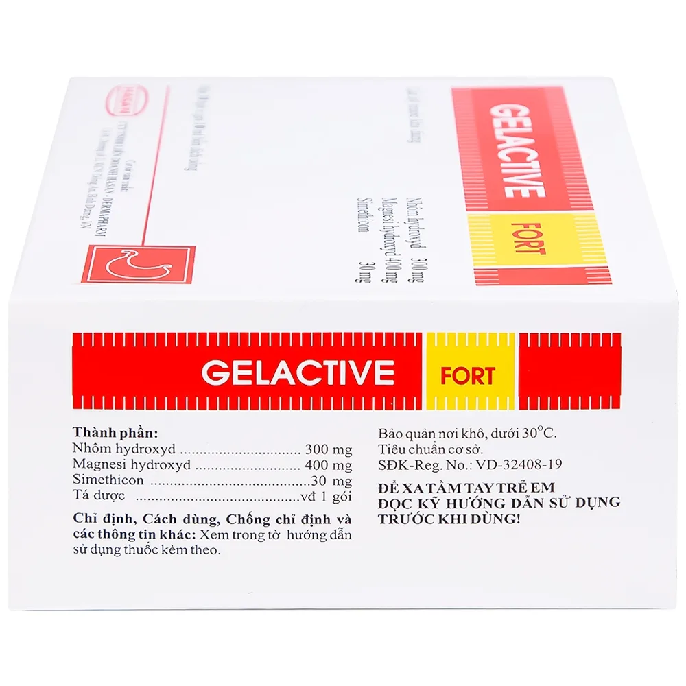 Hình ảnh Hỗn dịch uống Gelactive Fort Hasan làm dịu các triệu chứng trong rối loạn tiêu hóa (30 gói x 10ml)