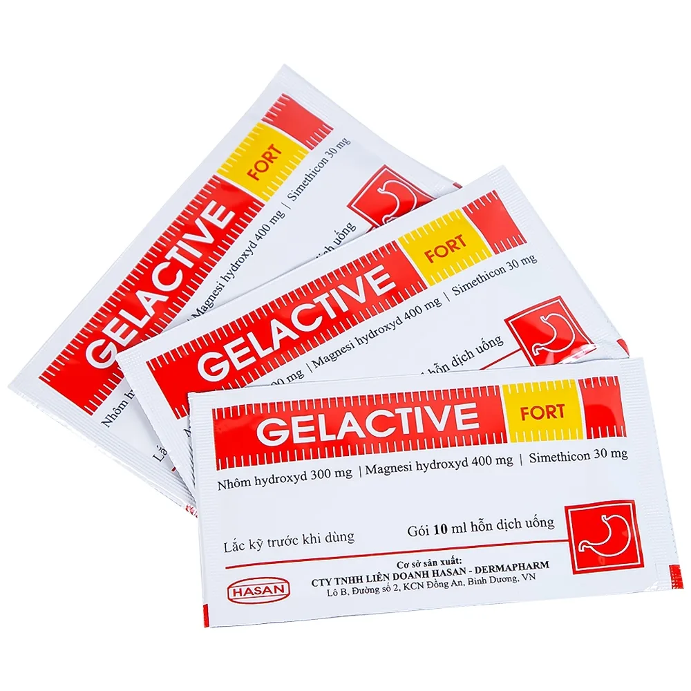 Hình ảnh Hỗn dịch uống Gelactive Fort Hasan làm dịu các triệu chứng trong rối loạn tiêu hóa (30 gói x 10ml)