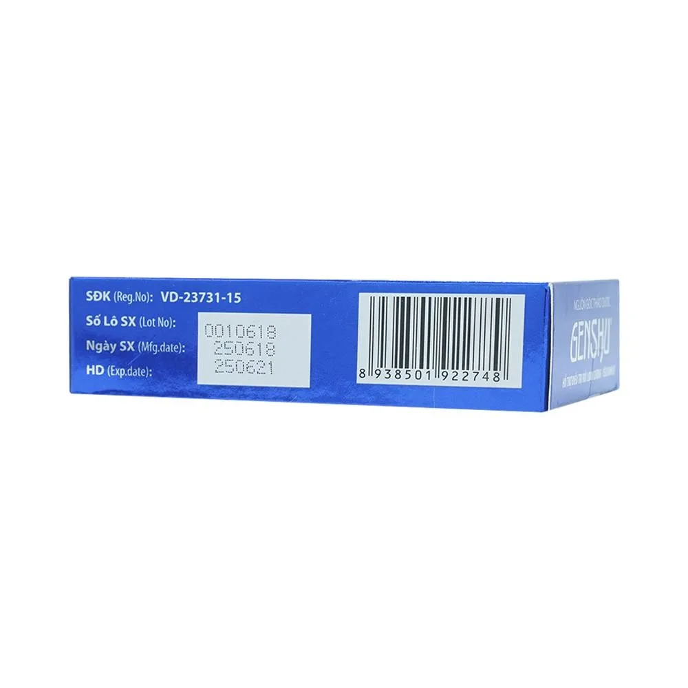 Hình ảnh Thuốc Genshu Sagopha hỗ trợ điều trị rối loạn cương, yếu sinh lý (3 vỉ x 10 viên)