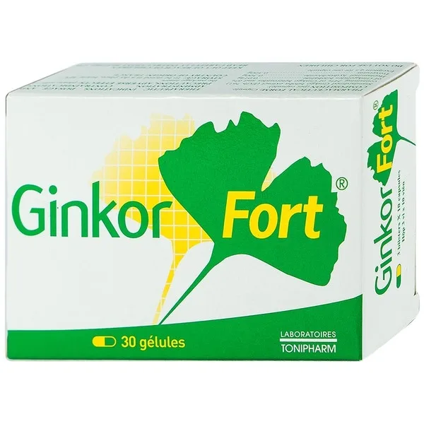 Hình ảnh Thuốc Ginkor Fort điều trị suy tĩnh mạch bạch huyết (3 vỉ x 10 viên)