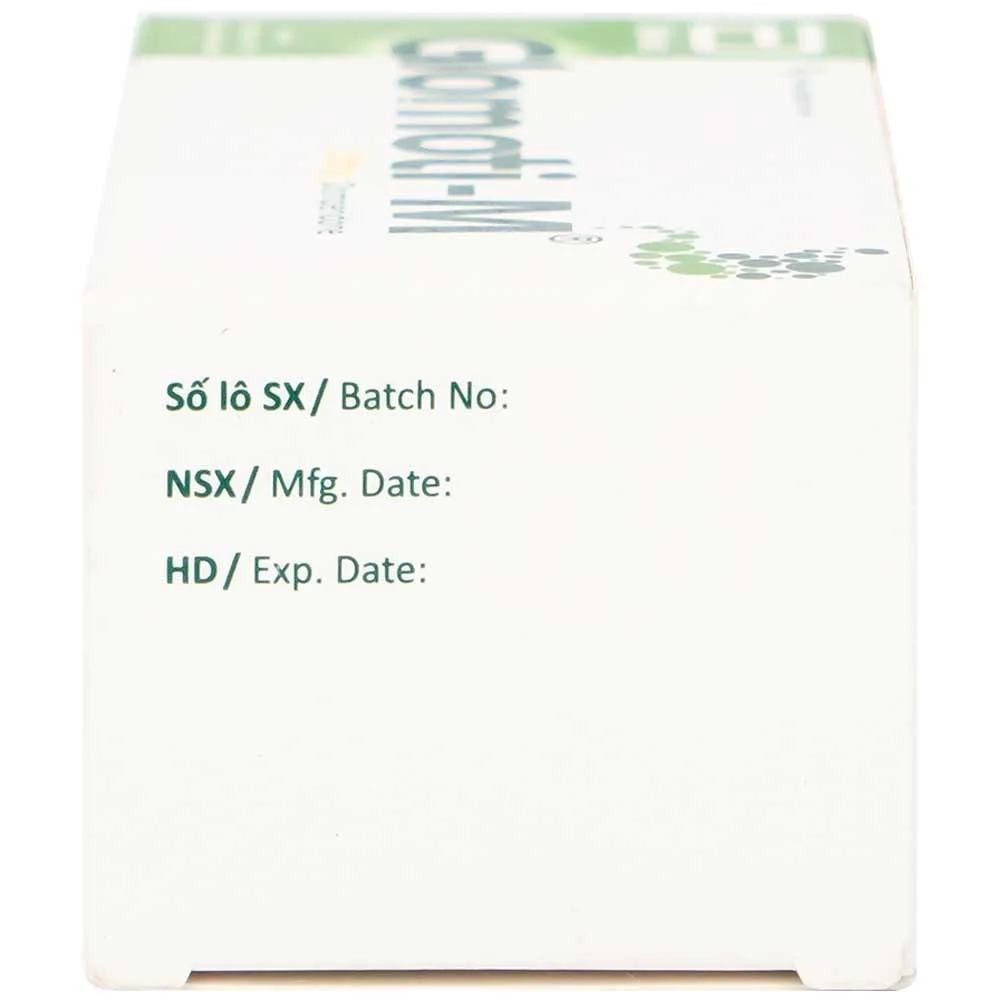 Hình ảnh Thuốc Glomoti-M Glomed điều trị triệu chứng buồn nôn, nôn, chướng bụng (10 vỉ x 10 viên)