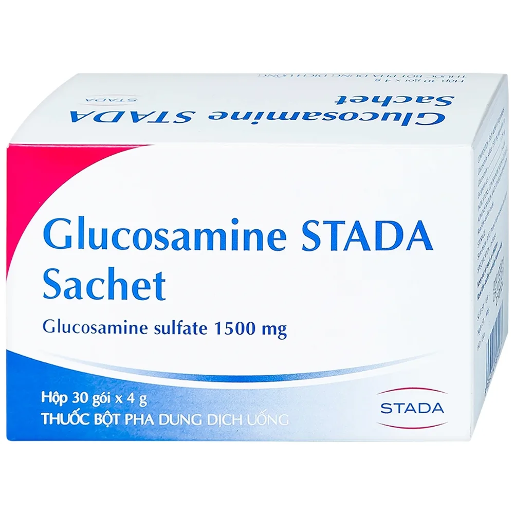 Hình ảnh Thuốc Glucosamine Stada 1500mg hỗ trợ giảm triệu chứng của thoái hóa khớp gối (30 gói)