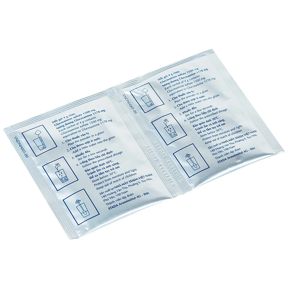Hình ảnh Thuốc Glucosamine Stada 1500mg hỗ trợ giảm triệu chứng của thoái hóa khớp gối (30 gói)