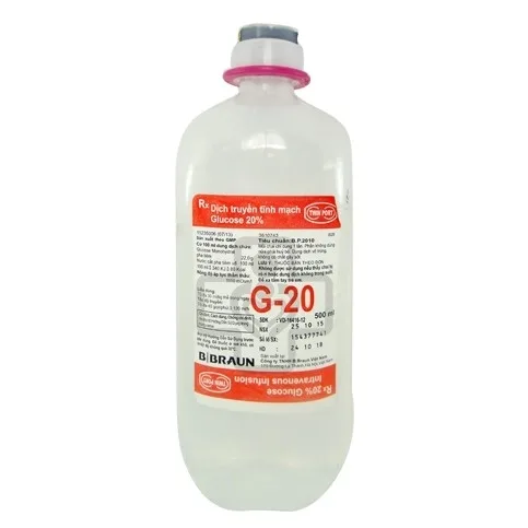 Hình ảnh Dung dịch Glucose 20% Braun hỗ trợ điều trị hạ đường huyết (500ml)