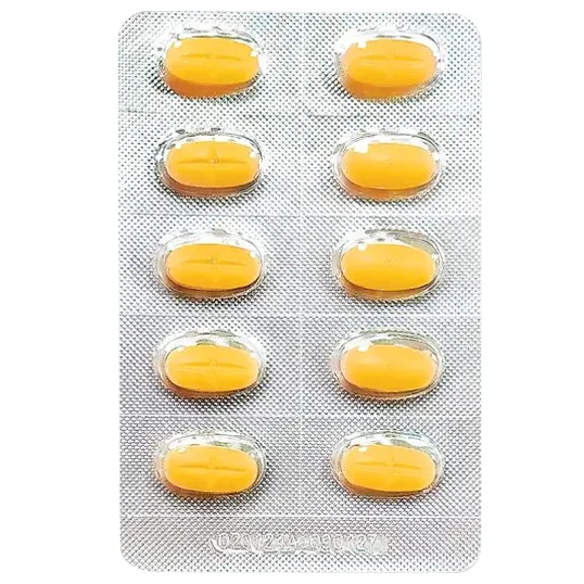 Hình ảnh Thuốc Glumeben 500/5mg DHG điều trị đái tháo đường týp 2 (3 vỉ 10 viên)