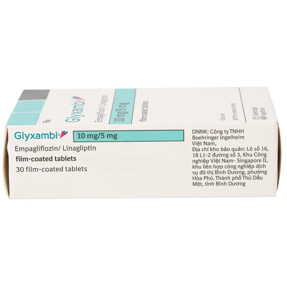 Hình ảnh Thuốc Glyxambi 10mg/5mg Boehringer điều trị đái tháo đường típ 2 (3 vỉ x 10 viên)