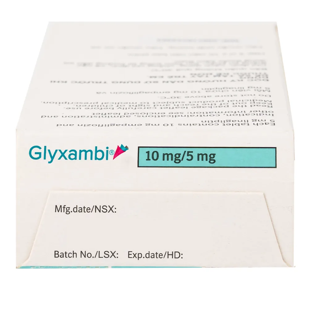 Hình ảnh Thuốc Glyxambi 10mg/5mg Boehringer điều trị đái tháo đường típ 2 (3 vỉ x 10 viên)