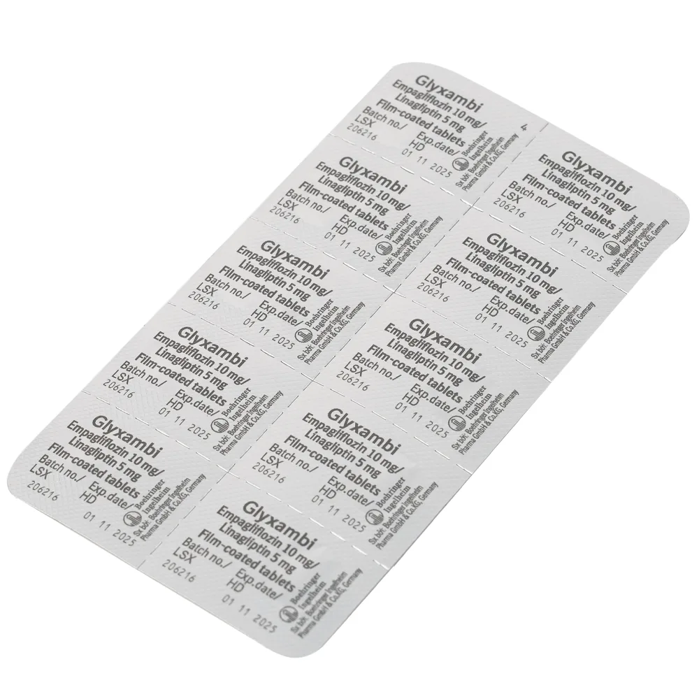 Hình ảnh Thuốc Glyxambi 10mg/5mg Boehringer điều trị đái tháo đường típ 2 (3 vỉ x 10 viên)