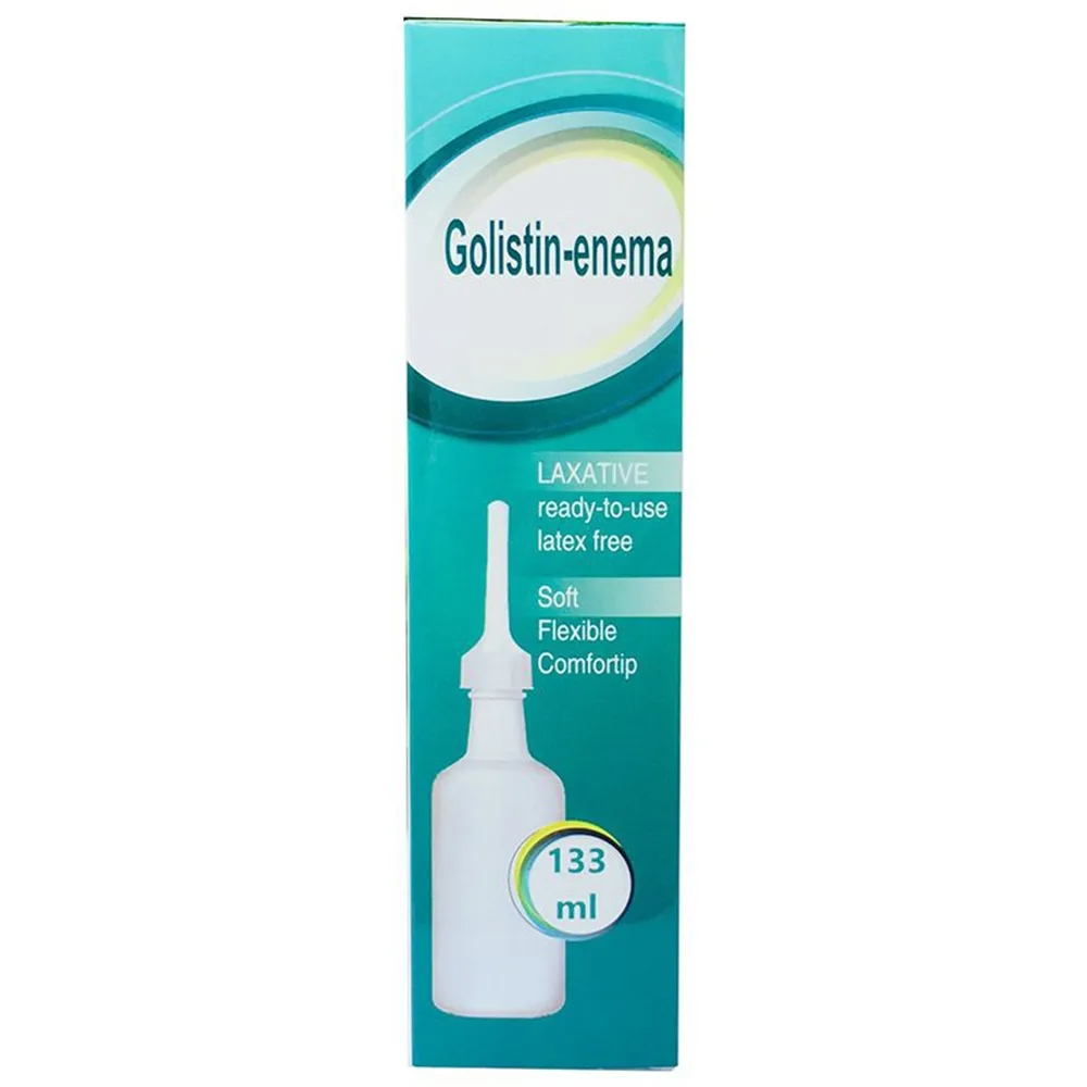 Hình ảnh Dung dịch thụt trực tràng Golistin Enema điều trị táo bón, làm sạch ruột trước khi phẫu thuật (133ml)
