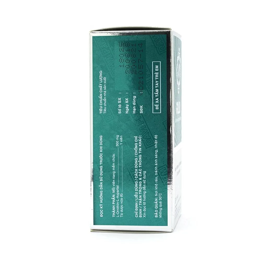 Hình ảnh Thuốc Gyllex 300mg Đạt Vi Phú điều trị tăng amoniac máu, bệnh não gan (6 vỉ x 5 viên)