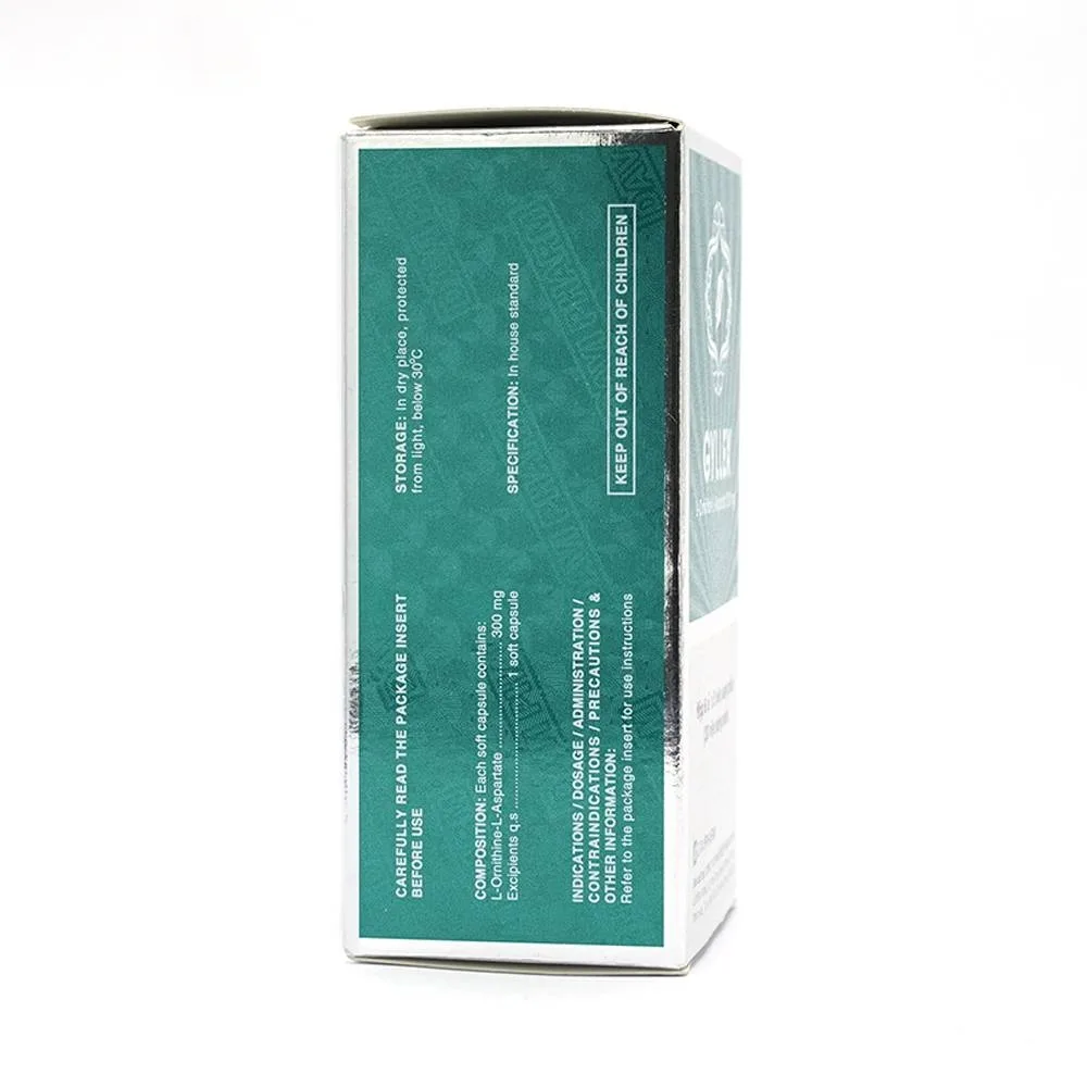 Hình ảnh Thuốc Gyllex 300mg Đạt Vi Phú điều trị tăng amoniac máu, bệnh não gan (6 vỉ x 5 viên)