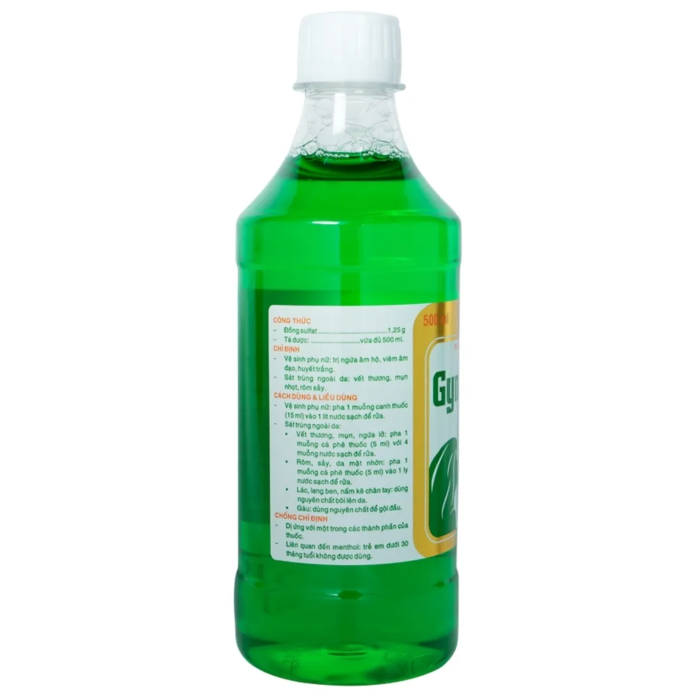 Hình ảnh Dung dịch vệ sinh Gynofar Pharmedic điều trị ngứa âm hộ, viêm âm đạo, huyết trắng (500ml)