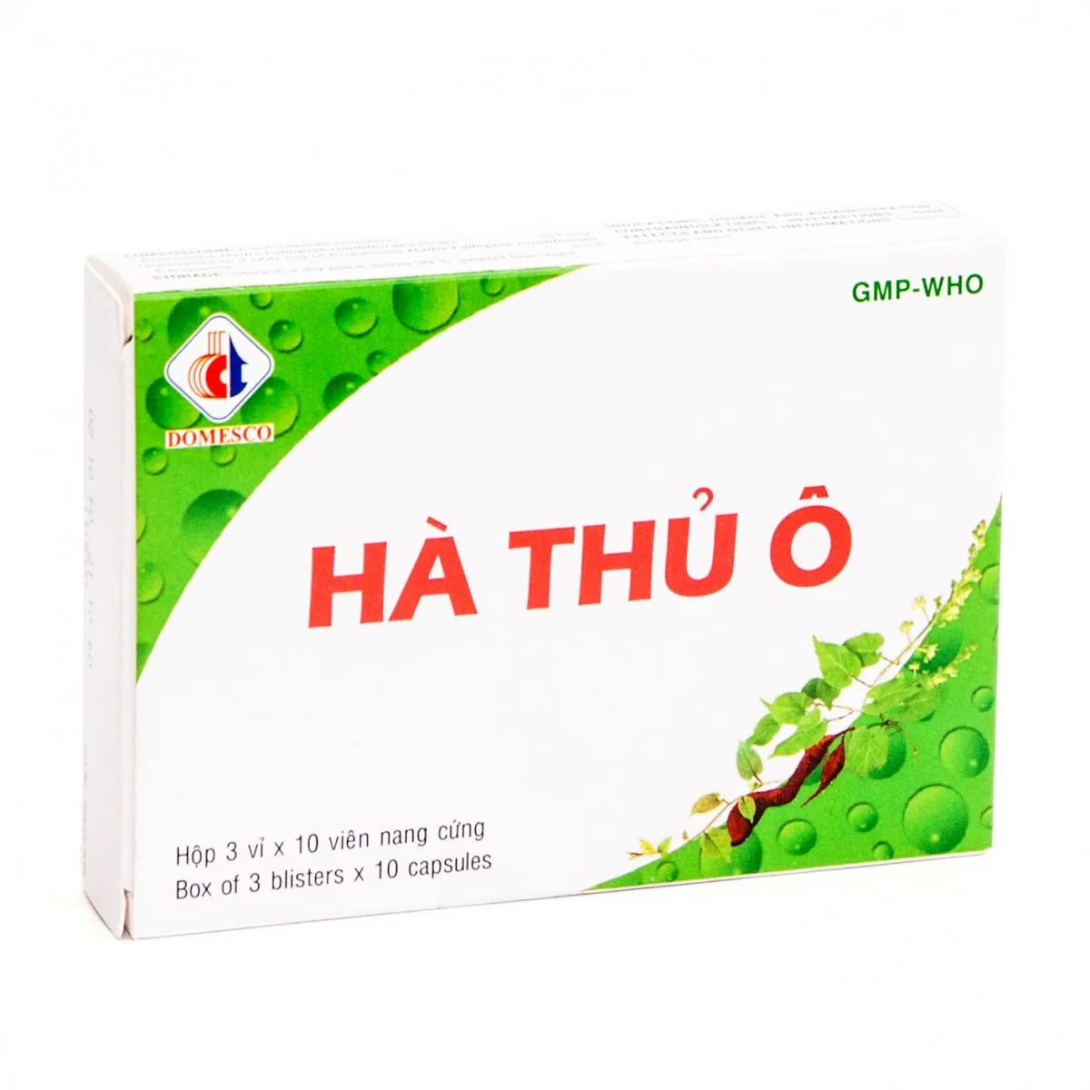 Hình ảnh Thuốc Hà Thủ Ô Domesco bổ thận, bổ huyết, chữa thận suy (3 vỉ x 10 viên)