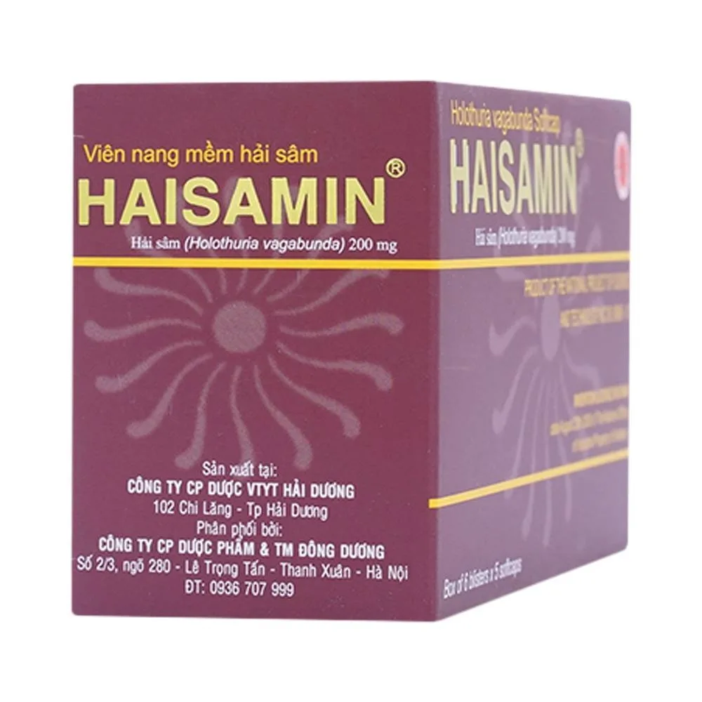 Hình ảnh Thuốc Haisamin HDpharma tăng cường sinh lực (6 vỉ x 5 viên)
