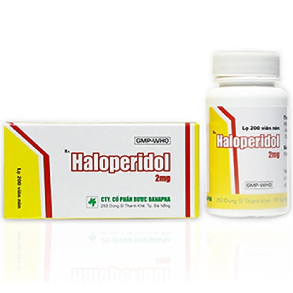Hình ảnh Thuốc Haloperidol 2mg Danapha điều trị các trạng thái kích động tâm thần, vận động (200 viên)