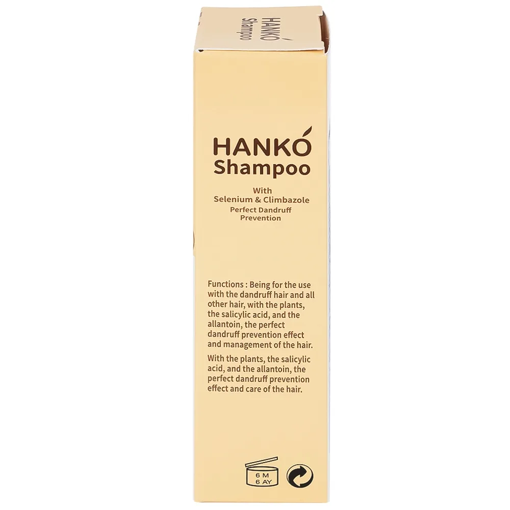 Hình ảnh Dầu gội Hanko Shampoo giúp loại bỏ gàu, nấm, ngứa (100ml)