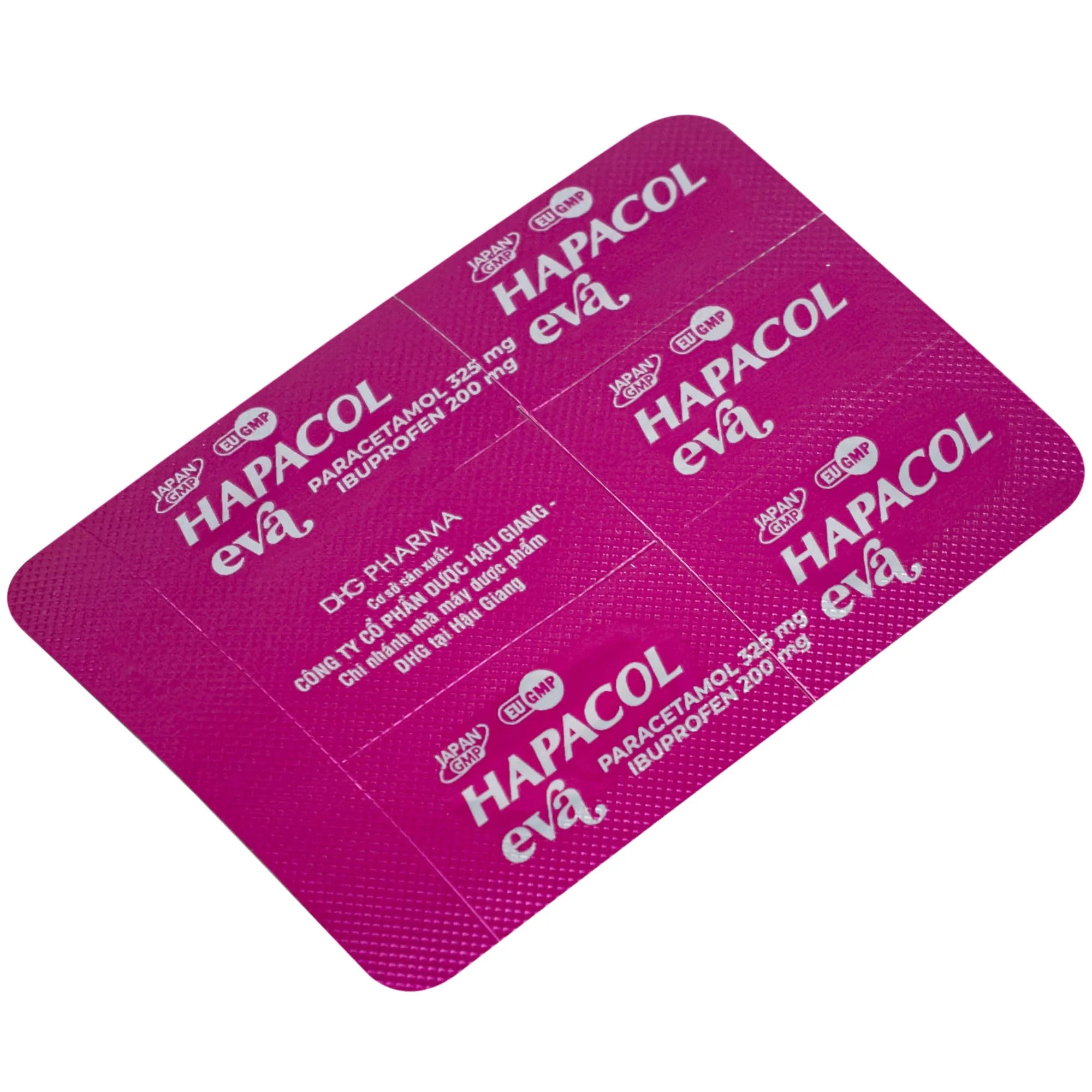 Hình ảnh Thuốc Hapacol Eva giảm đau bụng kinh Dhg Pharma (10 vỉ x 5 viên)
