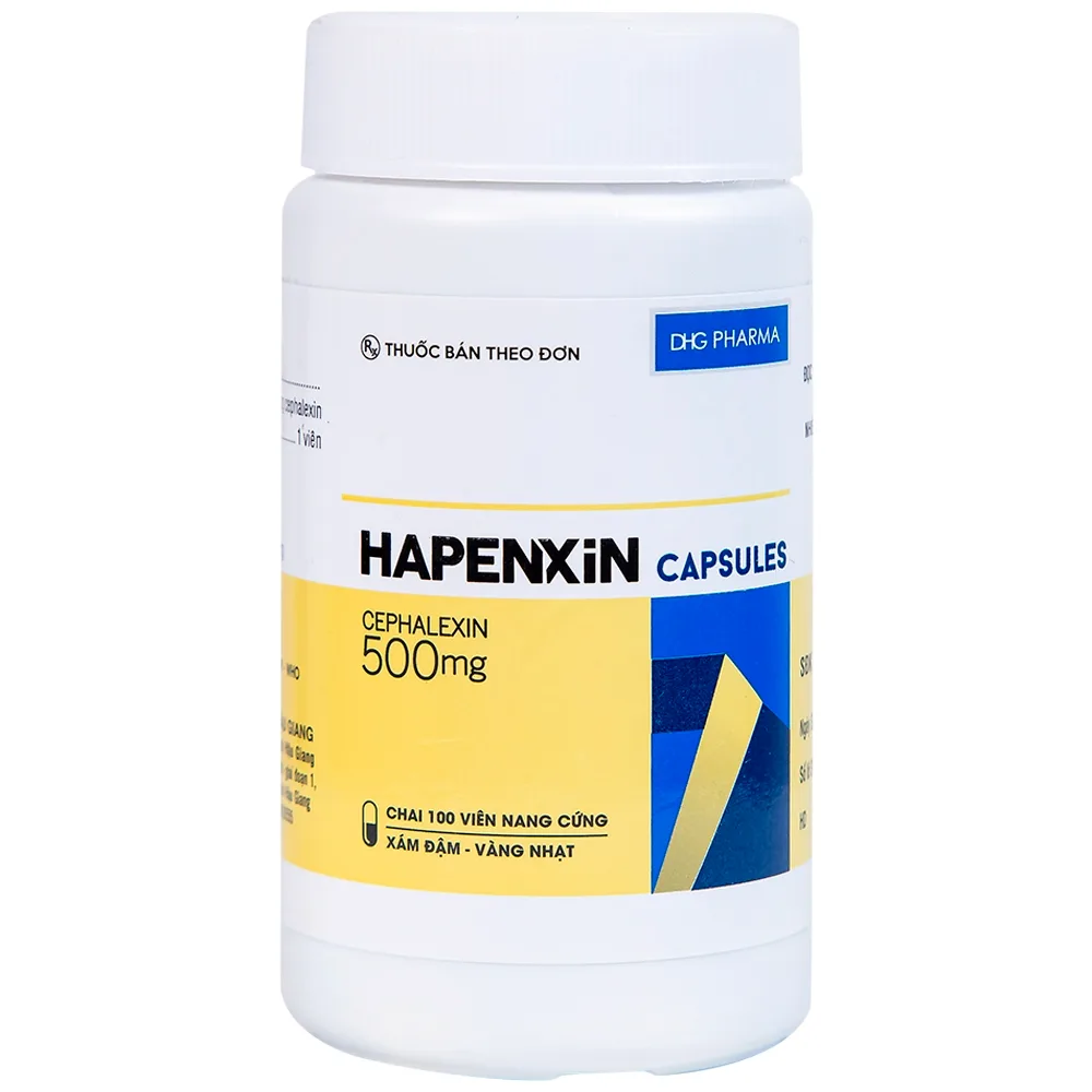 Hình ảnh Thuốc Hapenxin Capsules DHG điều trị nhiễm khuẩn (100 viên)