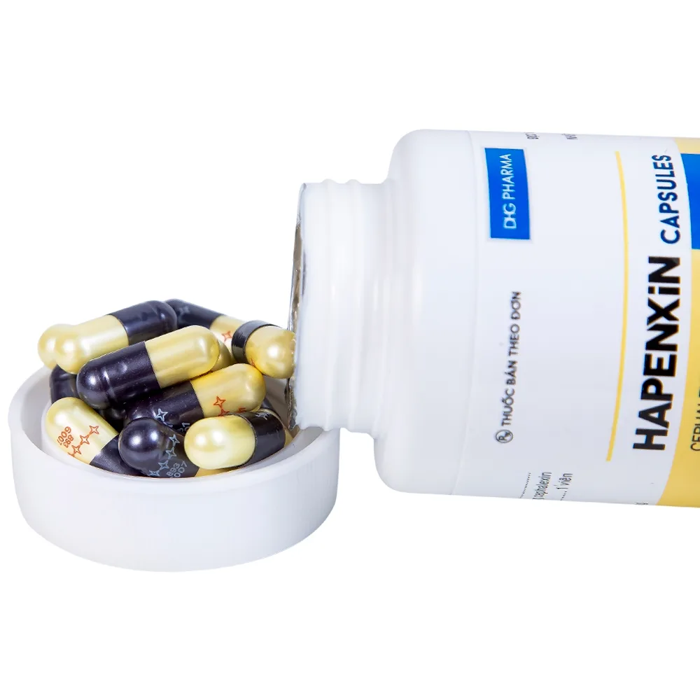 Hình ảnh Thuốc Hapenxin Capsules DHG điều trị nhiễm khuẩn (100 viên)