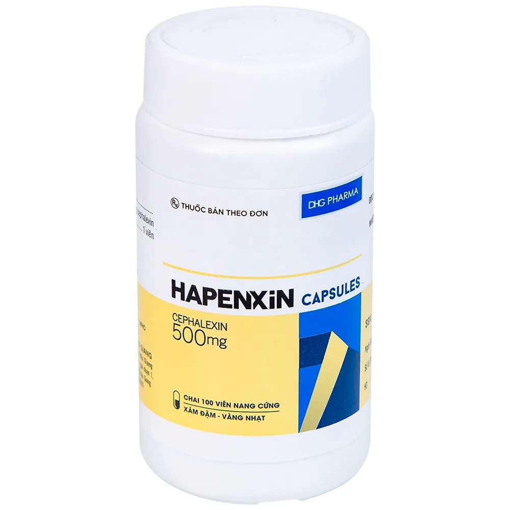 Hình ảnh Thuốc Hapenxin Capsules DHG điều trị nhiễm khuẩn (100 viên)