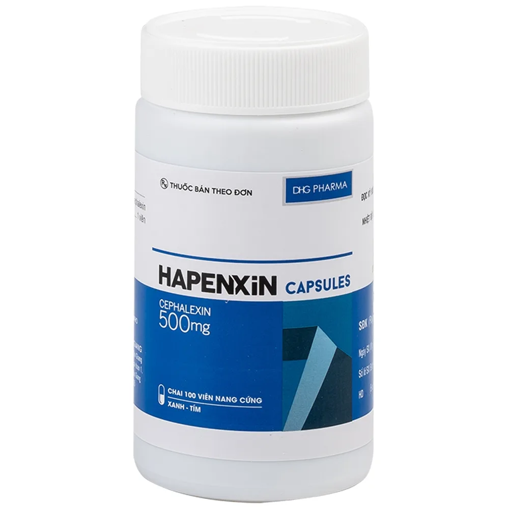 Hình ảnh Thuốc Hapenxin Capsules DHG điều trị nhiễm khuẩn (100 viên)