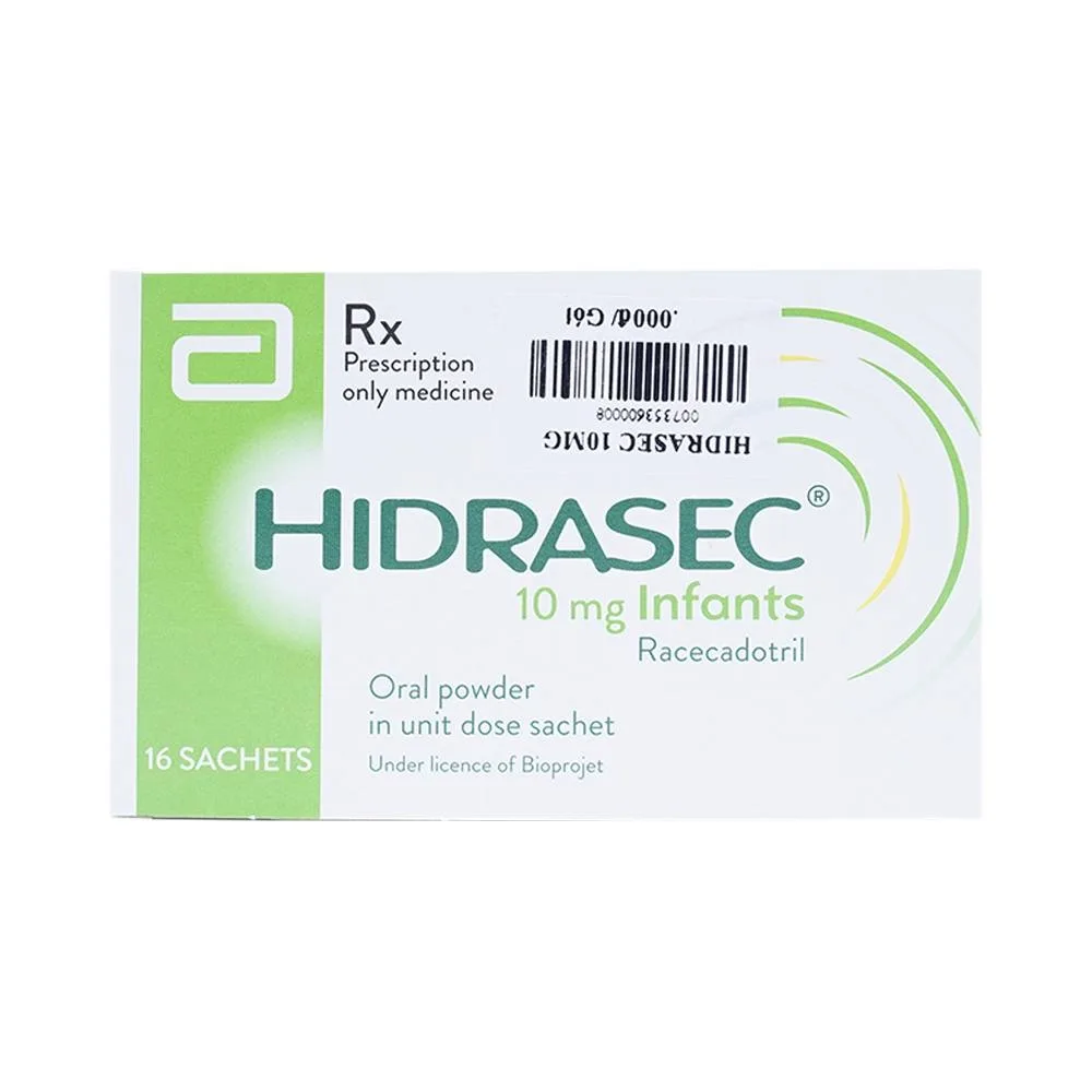 Hình ảnh Thuốc bột Hidrasec 10mg điều trị tiêu chảy cấp ở trẻ (16 gói)