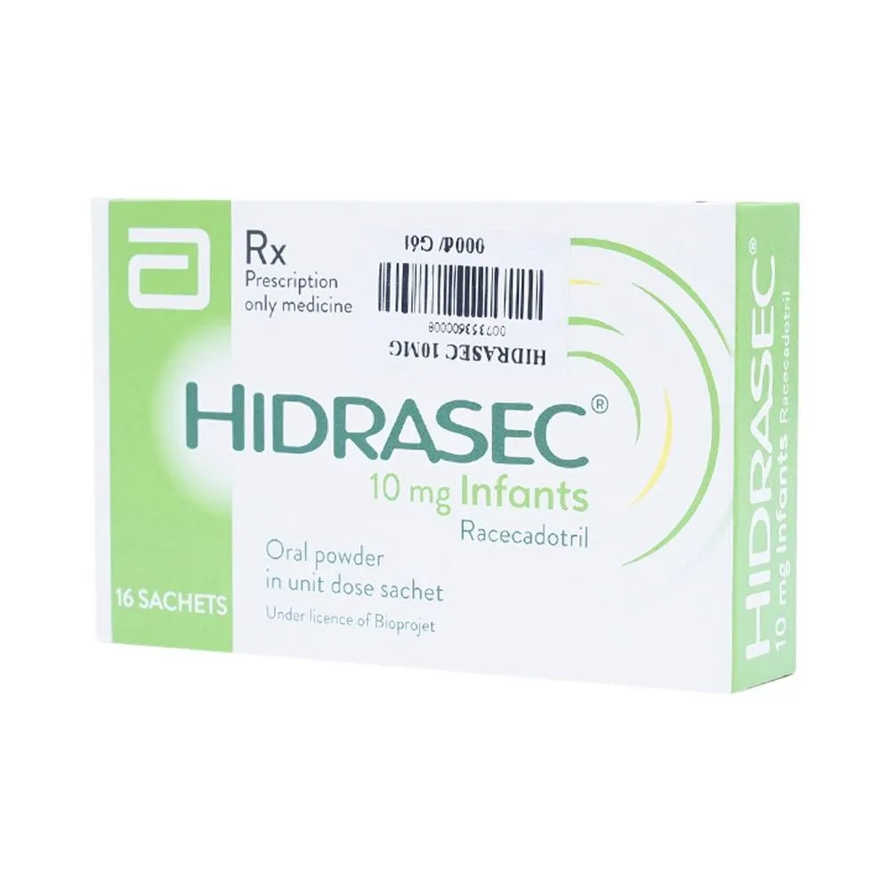 Hình ảnh Thuốc bột Hidrasec 10mg điều trị tiêu chảy cấp ở trẻ (16 gói)