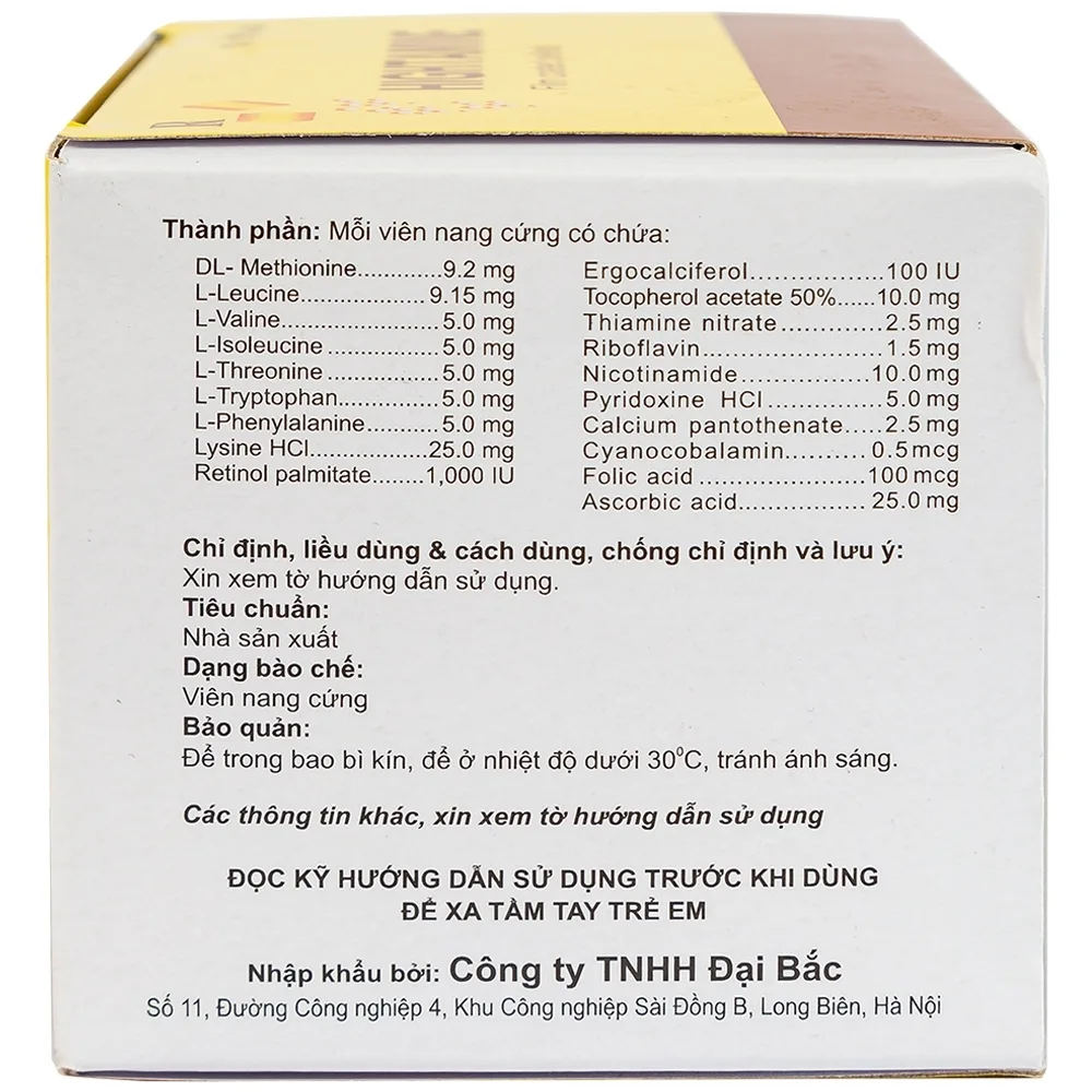 Hình ảnh Thuốc Hightamine Hankook bổ sung dinh dưỡng, duy trì thể lực (10 vỉ x 10 viên)