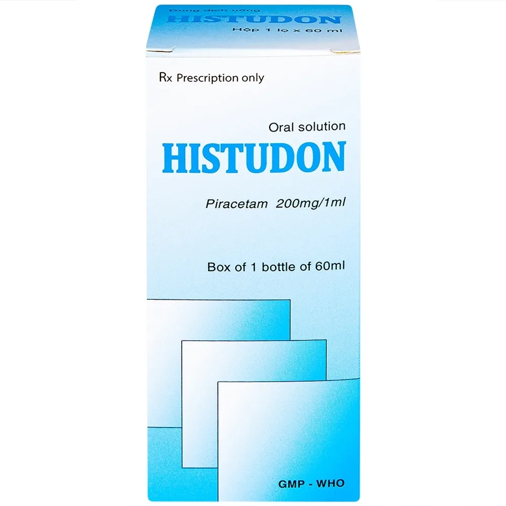 Hình ảnh Thuốc Histudon Hataphar điều trị chứng chóng mặt, đột quỵ do thiếu máu (60ml)