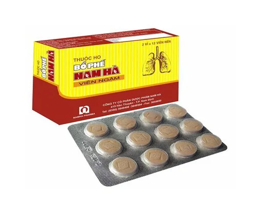 Hình ảnh Thuốc ho bổ phế Nam Hà Viên ngậm