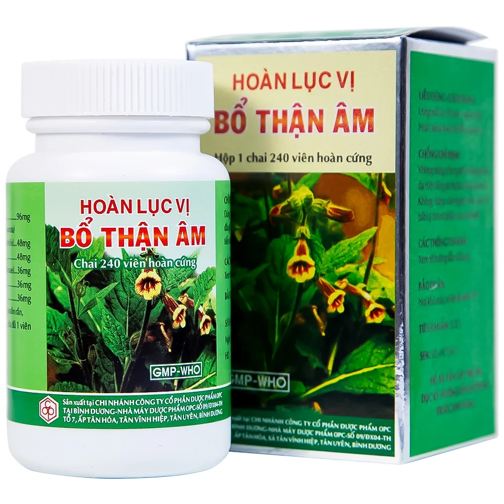 Hình ảnh Thuốc Hoàn Lục Vị Bổ Thận Âm OPC điều trị các trường hợp tinh huyết suy kém, hoa mắt, chóng mặt (10 gói x 5g)