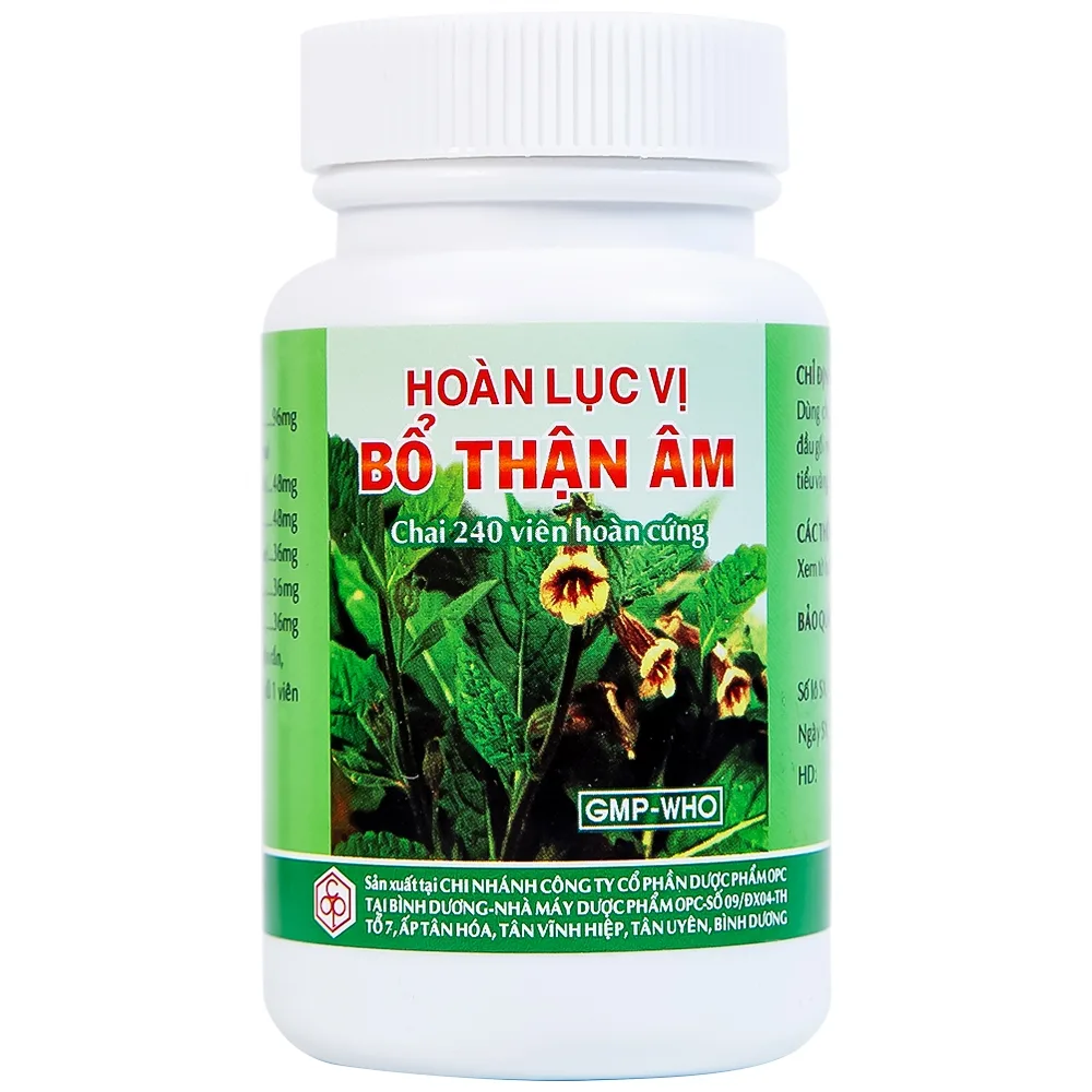 Hình ảnh Thuốc Hoàn Lục Vị Bổ Thận Âm OPC điều trị các trường hợp tinh huyết suy kém, hoa mắt, chóng mặt (10 gói x 5g)
