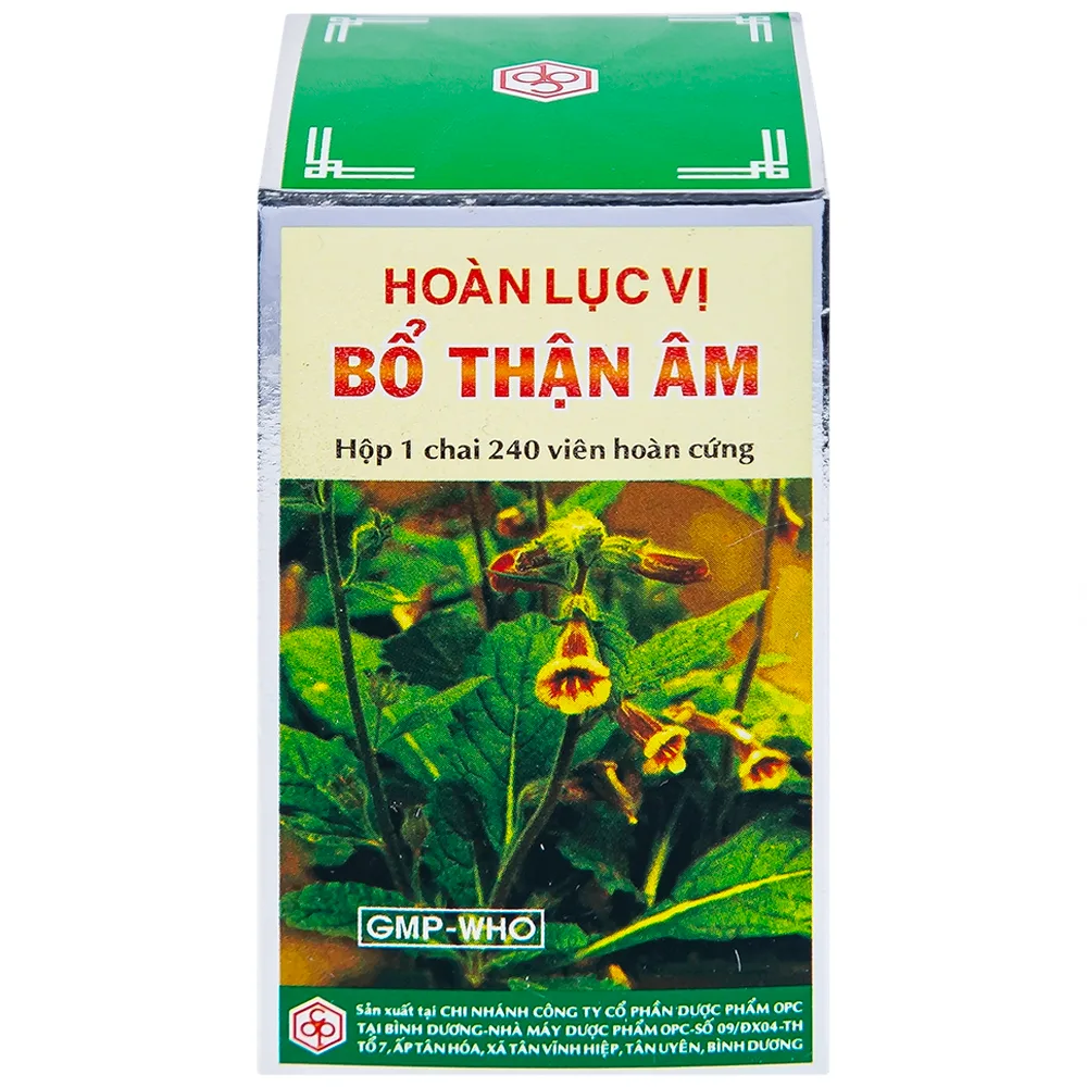 Hình ảnh Thuốc Hoàn Lục Vị Bổ Thận Âm OPC điều trị các trường hợp tinh huyết suy kém, hoa mắt, chóng mặt (10 gói x 5g)
