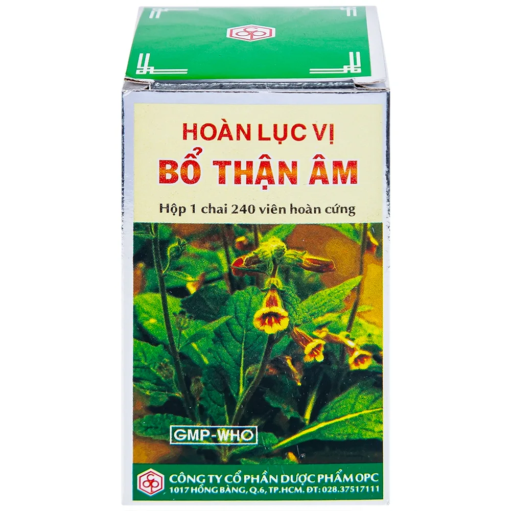 Hình ảnh Thuốc Hoàn Lục Vị Bổ Thận Âm OPC điều trị các trường hợp tinh huyết suy kém, hoa mắt, chóng mặt (10 gói x 5g)